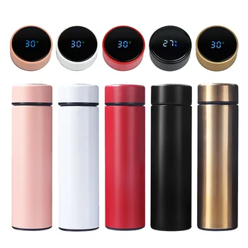 

Intelligent Stainless Steel Thermos Bottle Insulated Cup Vacuum Flask Temperature Display Office Business Gift Water Bottle