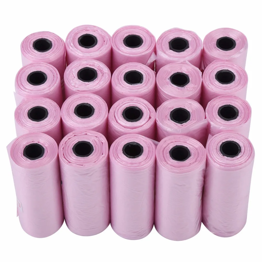Poop Bags 300PCS 20 Roll Pet Dog Cat Waste Pick Up Clean Outdoor Portable dog poop bags pet supplies