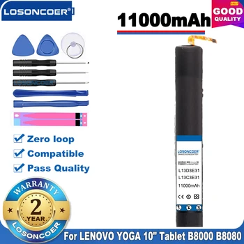 

11000mAh L13C3E31 L13D3E31 Tablet Battery for LENOVO YOGA 10" Tablet B8000 B8080 60046 60063 B8000-F B8000-H B8080-H B8080-F