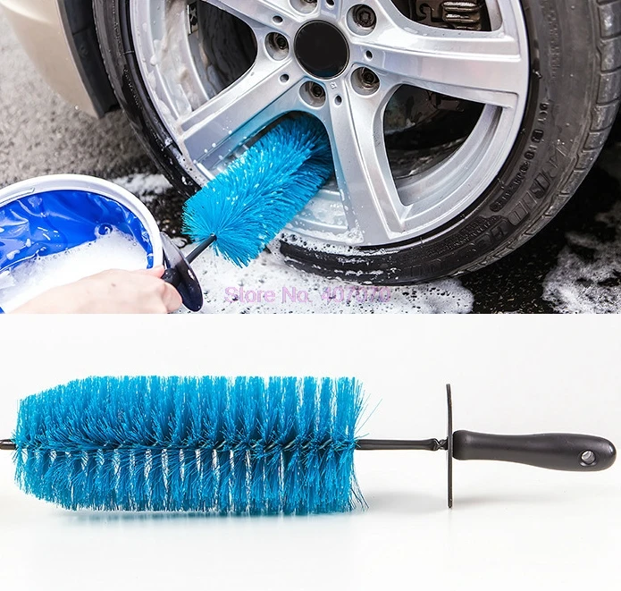 By Dhl Or Fedex 100pcs Sword Shape Vehicle Washing Tools Car Tire Brush