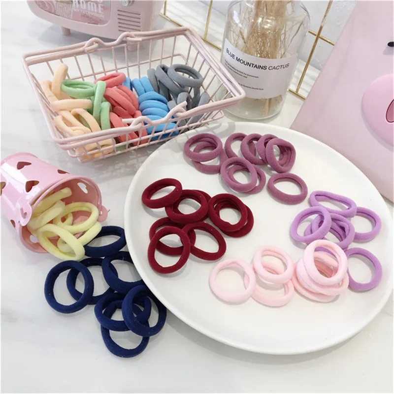 50 шт./пакет Макарон однотонные Цвет круглый эластичный канат &quotсделай сам&quot для