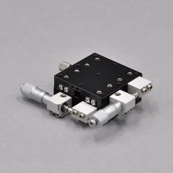 

MMT two-dimensional XY axis M2-637-R1 manual cross rail integrated stage displacement cross fine adjustment slide aluminum 60mm