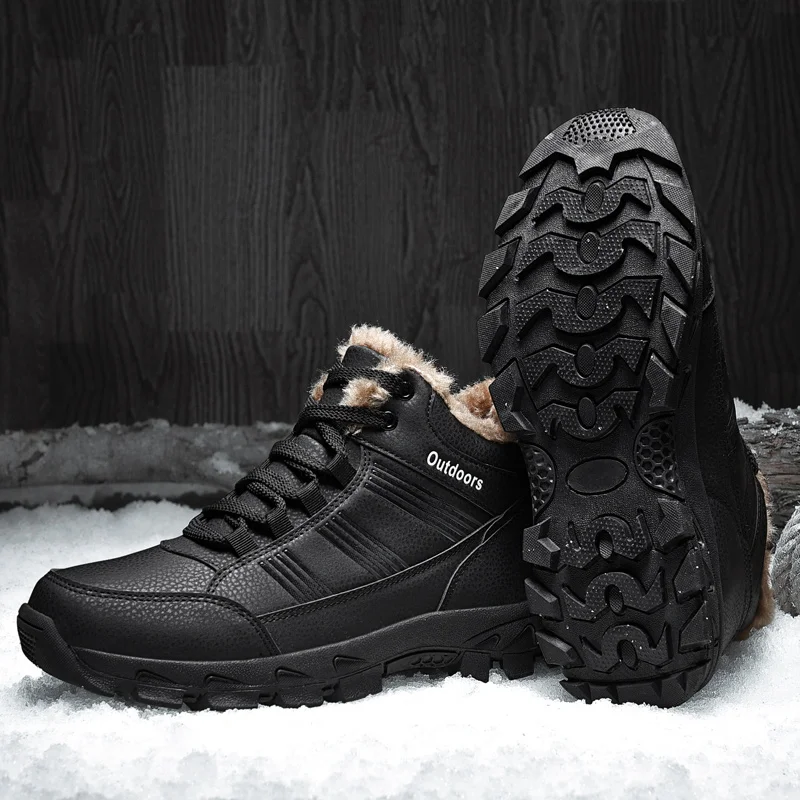 HUMTTO, мужские зимние походные кроссовки, уличная Мужская водонепроницаемая походная обувь, Нескользящие Тактические армейские ботинки для охоты, альпинизма