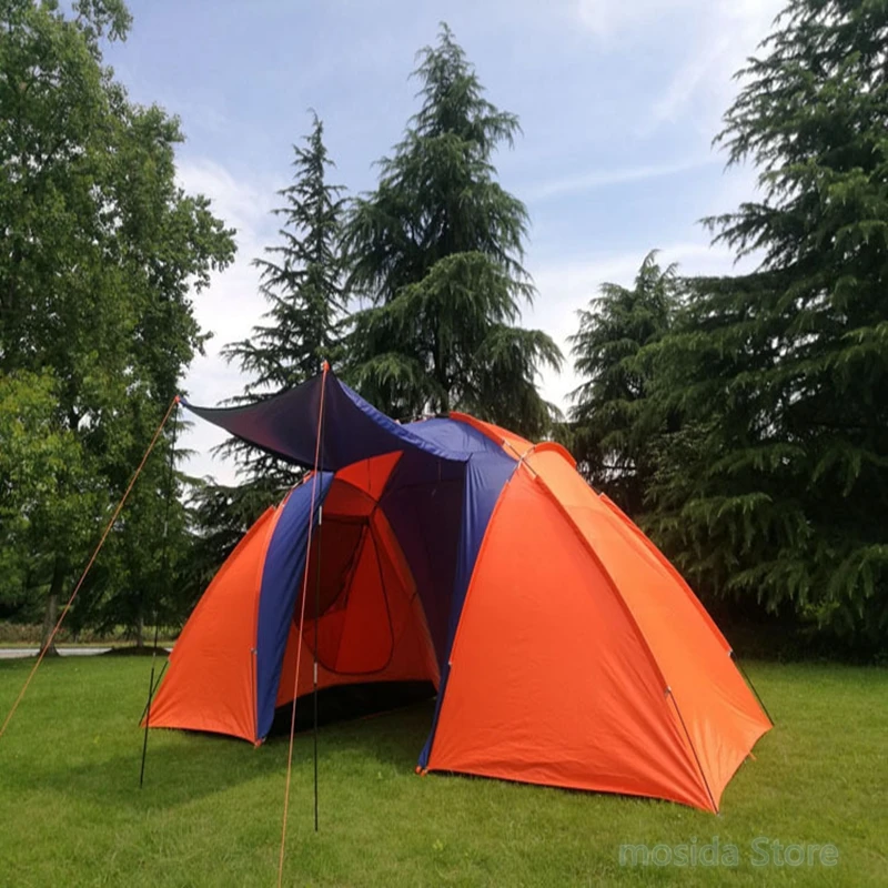 

2020(5-8 )NPC tent, summer double waterproof camping tent, outdoor tent camping, hiking, fishing, hunting, family, party tent