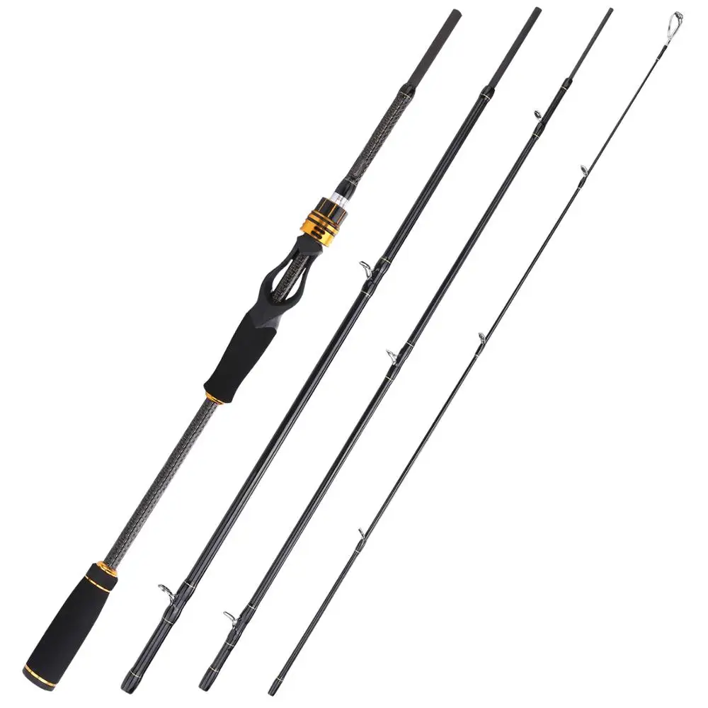 Best Sougayilang Cobra Casting Fishing Rods with 24 Ton Carbon Fiber Latest Serpentine Reel Seat Ultra Light Pesca Pole