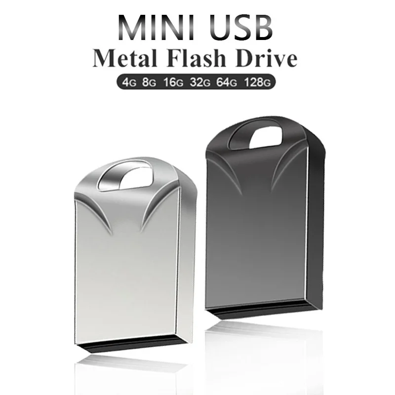 Супер мини Usb флеш-накопитель, металлическая usb флешка, 64 ГБ, флешка, флеш-диск Usb 2,0, 32 ГБ, 16 ГБ, 8 ГБ, chiavetta, флеш-накопитель, 128 ГБ