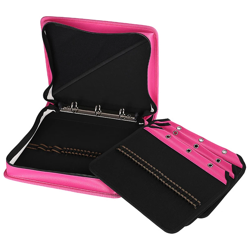 Pu Leather School Pencil Case 180 Hole Large Pen Pencil Case Color Pencil Spiral Detachable Pen Case