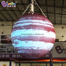 Бинго®Планета Глобал Реплика 1 м высокий надувной Юпитер воздушный шар Надувное оборудование для астрономии
