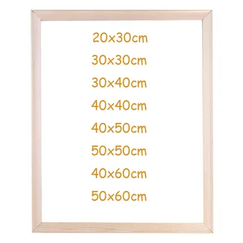 

Wood Frame For Oil Painting Picture DIY Canvas Frames Wall Wood Photo Frame Set Poster Frame marcos de fotos pared Factory Price