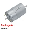 555 Double Output Shaft High Speed 4000/8000rpm Electric 12 V 24 Volt Micro Motors DC 12V 24V Mini Motor ► Photo 2/6