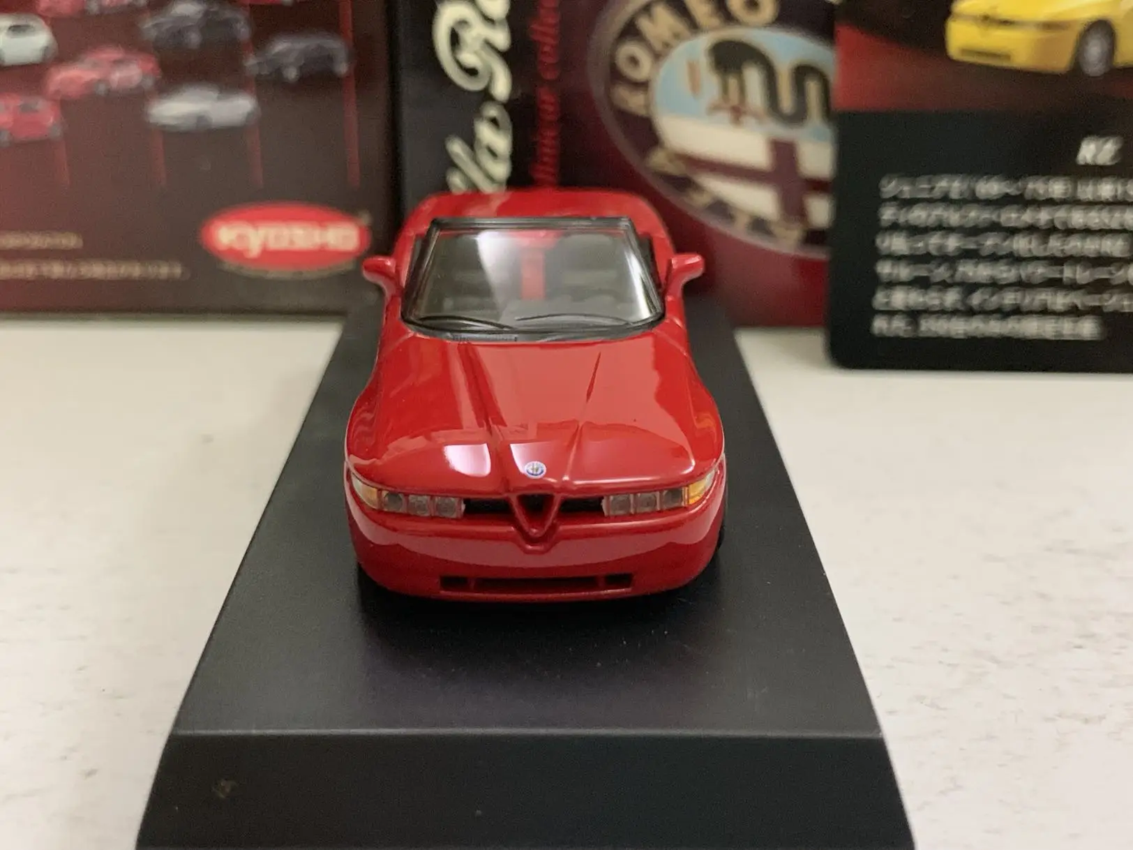 1/64 Kyosho Alfa Romeo RZ RED diecast car model 
