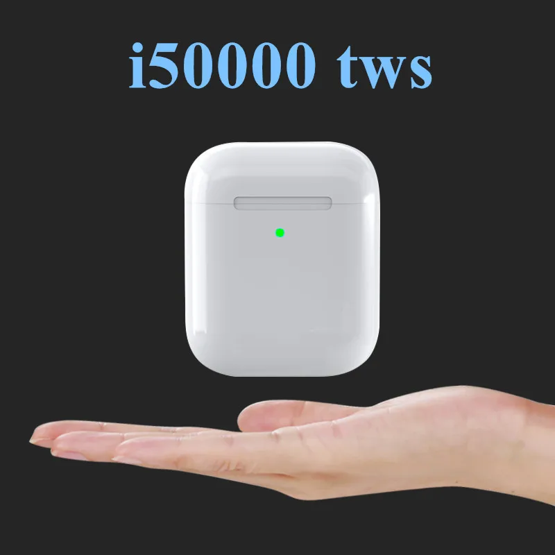 I50000 TWS Bluetooth наушники 1:1 POP UP Беспроводная зарядка 3 True power дисплей лучше, чем i12 i20 i30 i80 i100 i500 без светодиода