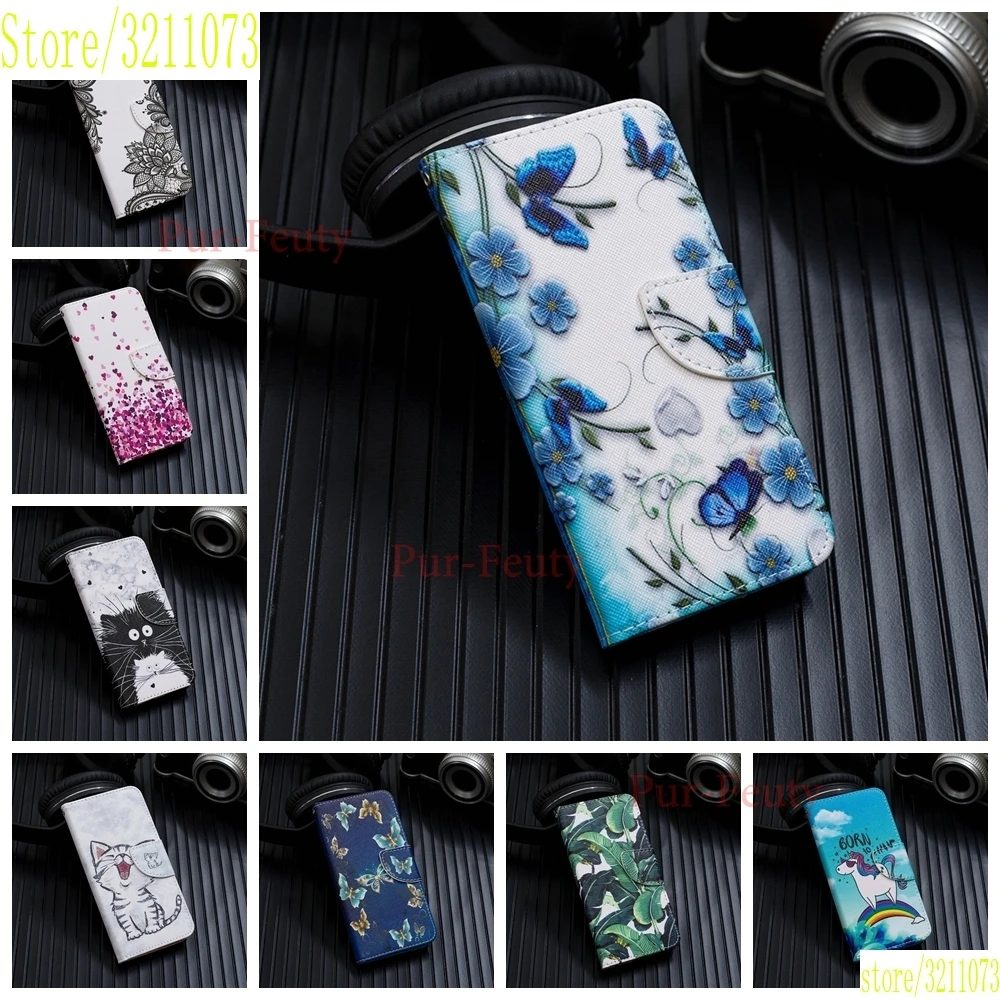 Чехол для Xiaomi Redmi Note 7 M1901F7E M1901F7C Redmi 6 Pro GO 6A 8 Роскошный чехол из искусственной кожи с отделениями для карт Hoesje Kryt Etui