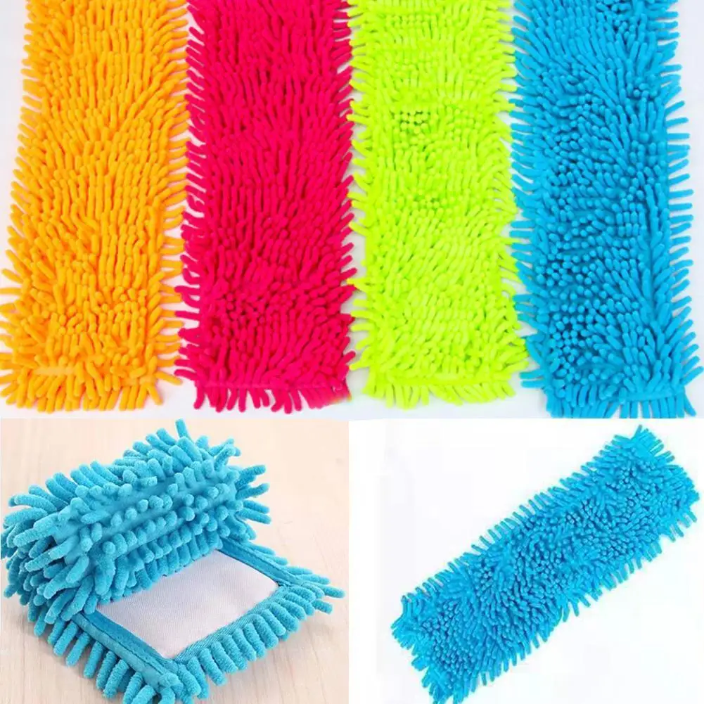 

Chenille Mop Replacement Head For Wash Floor Cleaning Wring Towel Carbon Self For Xiaomi Cloth Rags Pads Microfiber Accessories