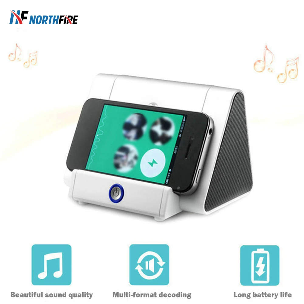 

Wireless Bluetooth Speaker For Mobile Phone 750mAh Portable Phone Speaker Music Sound Amplification Enlarge Sound Volume Zoom