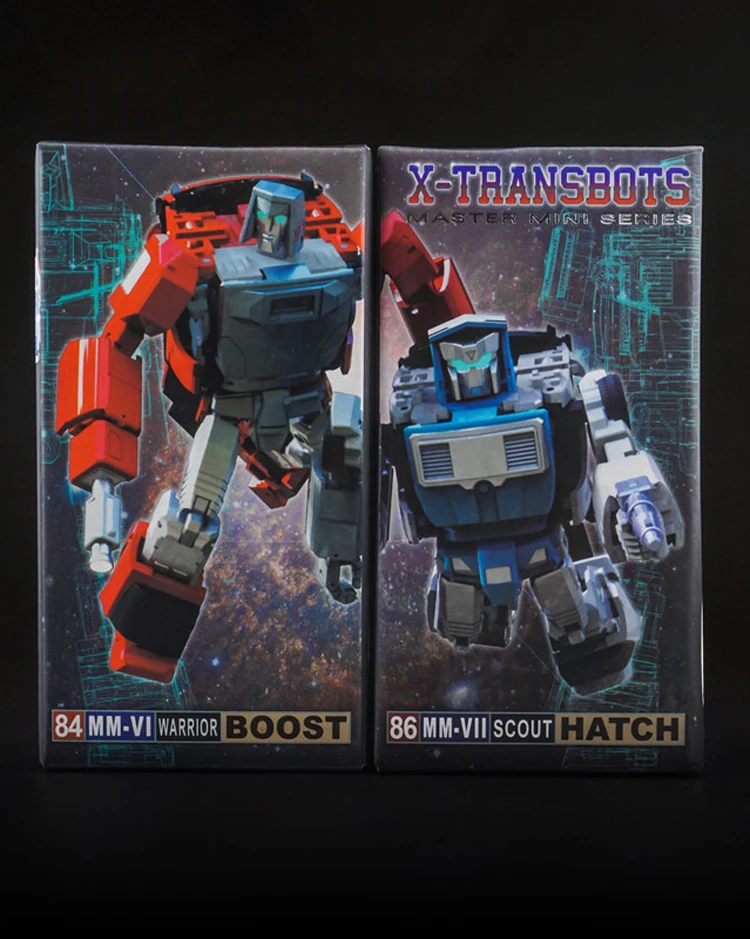 

XTransbots X-Transbots XTB MM-VI MMVI Boost Windcharger & MM-VII HatchTransformation Action Figure