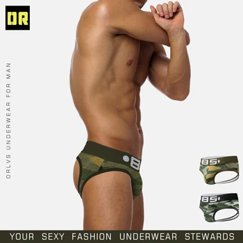 

BS Sexy lingerie MEN Underwear breathable cotton sexy gay cueca hombre men underwear Jockstrap Men BS142