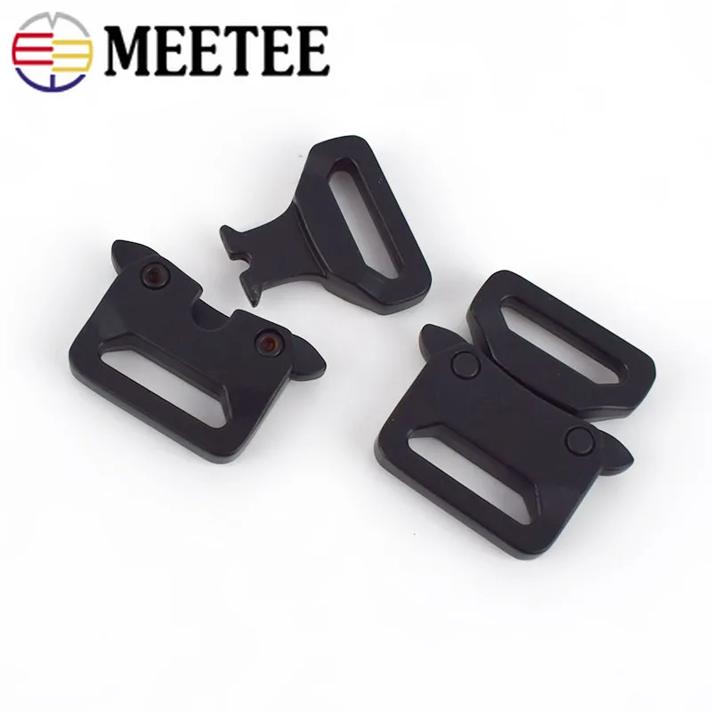 Meetee 2/5 шт. ID 20/25 мм Металлические автоматические пряжки для ремня регулирующая