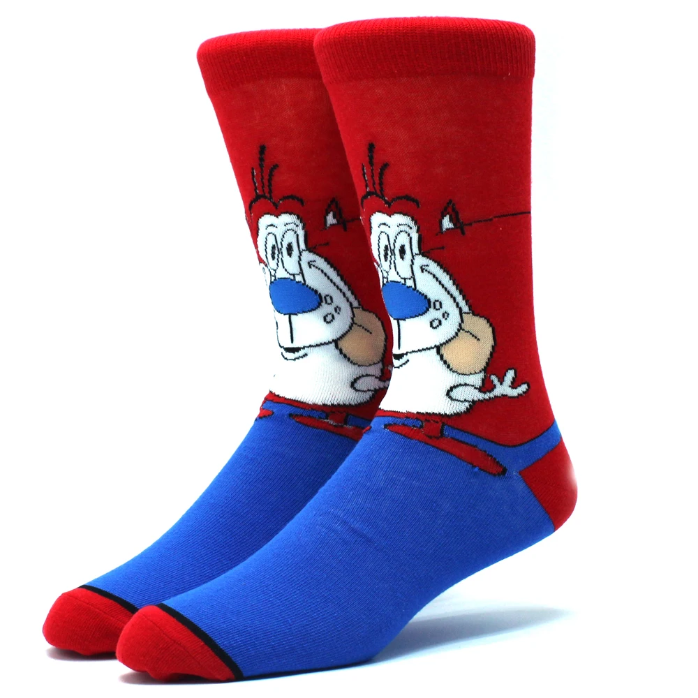 Чудо мужские носки Харадзюку мультфильм аниме забавные носки хип-хоп супер герой модные новые мужские и женские дышащие хлопковые носки - Цвет: 44