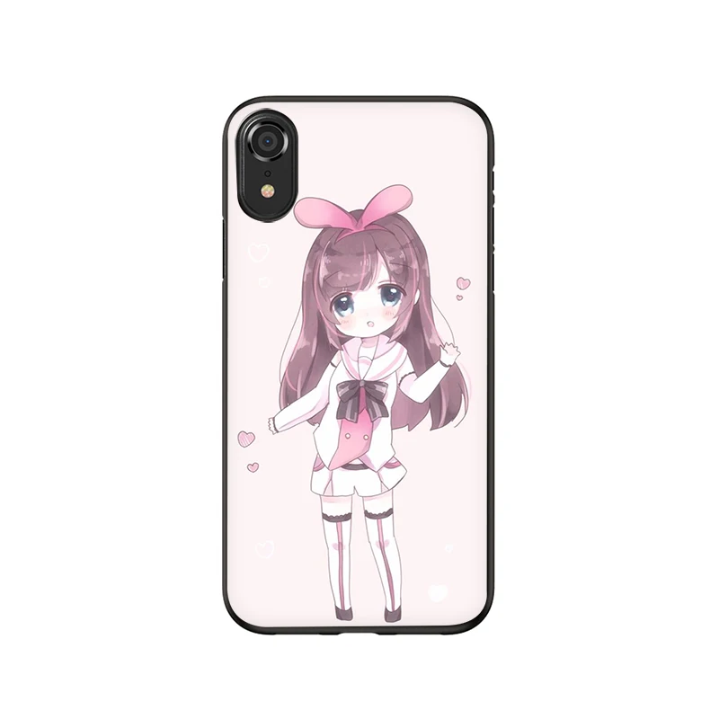 EWAU kizuna ai render аниме девушка силиконовый чехол для телефона iPhone 5 5S SE 6 6s 7 8 Plus X XR XS 11 Pro Max - Цвет: B12