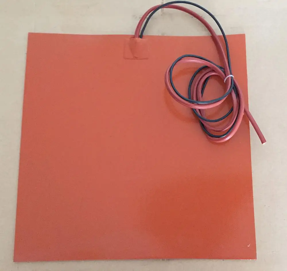 

Silicone pad riscaldatore 240 v 300w 300x300mm con 3 m adesivo abd 100k termistore silicone heater industrial heater