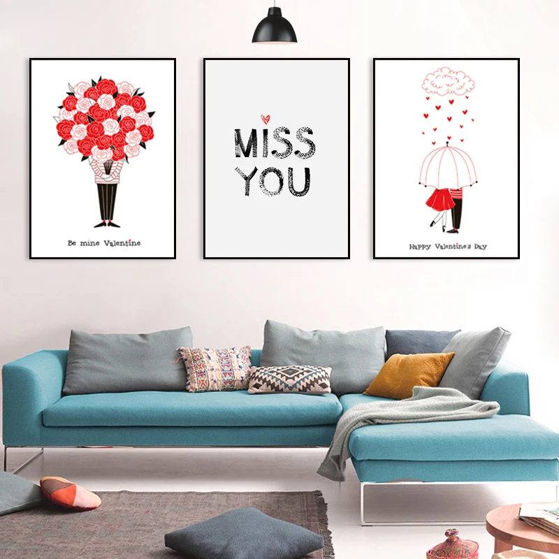 Nordic-Romantic-Roses-Miss-You-Canvas-Paintings-Valentine-s-Day-Gift-Love-Poster-Print-Wall-Art (2)