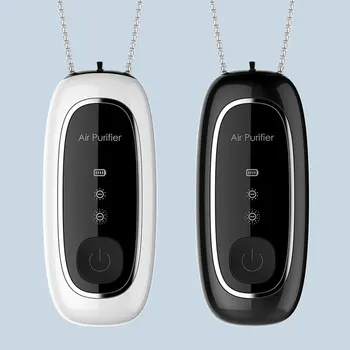 

USB Portable Air Purifier, Personal Hanging Necklace with Negative Ion Air Freshener-No Radiation for Adults Kids