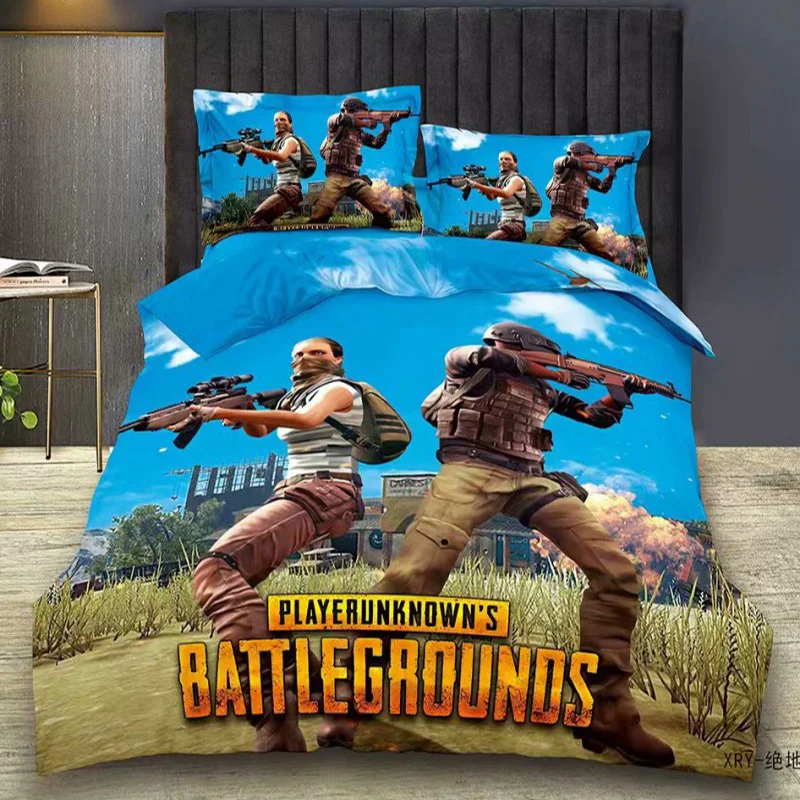 

King Game Jedi survival Fight Kids Bedding Sets Duvet Cover Pillowcase Children Boys Birthday Gift 1.0m 1.2m Bed