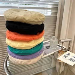 2021NEW A Simple And Versatile Beret For A Woman In A Thin Vintage British Painter's Hat