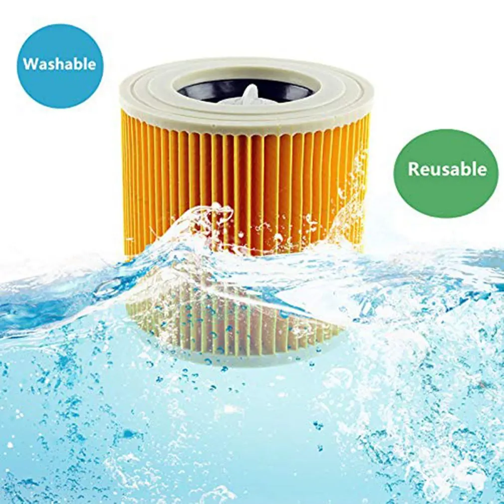 

Replacement Filter For Karcher A/WD Series Portable Vacuum Cleaner Filter Element Durable Cleaning Appliance Parts