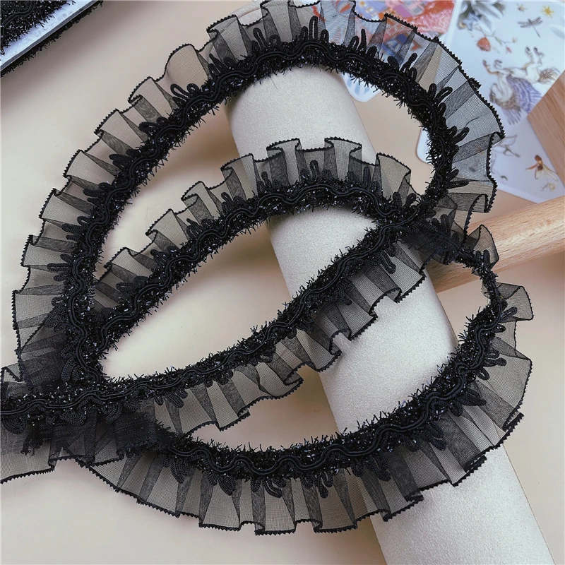 Lace Ribbon For Crafts DIY Wedding Dress Bag Hat Headwear Skirt Clothes Sewing Accessories