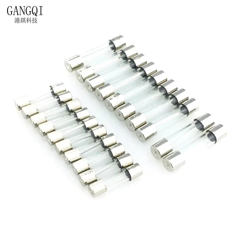 thumbnail image 2 of 10 Pcs 5x20mm Fast Blow Glass Tube Fuses - 250V 30mA Cartridge Fuses For Electrical Equipment 2 of 14
