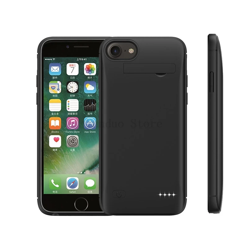 Чехол для аккумулятора для iphone XR X XS Max Slim power Bank Charing чехол для iphone 6 6S 7 8 Plus чехол для зарядного устройства с подставкой задняя крышка