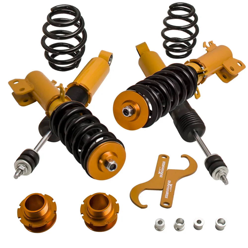 Coiloверсия внешний удар для Toyota Yaris 07 14 подвеска CoilOver Adj высокий амортизатор