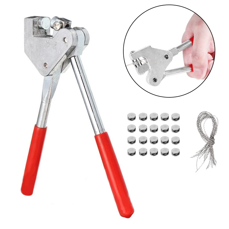 

Plier 20pcs 10*4mm Sealed Beans Sealing Wire Lead Seal Sealing Pliers Calipers