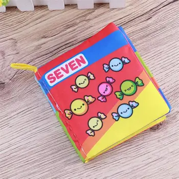

Baby Soft Cloth Books Baby First Book Non-Toxic Cloth Book Early learning Educational Toys (Number)