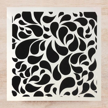 

12*12inch Big Mandala Water Drop DIY Layering Stencils Wall Painting Scrapbook Coloring Embossing Album Decorative Template