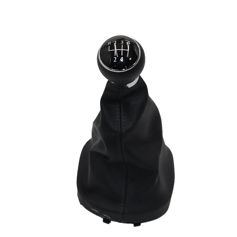 5/6 скорость кожаная автомобильная ручка переключения передач рычаг Gaitor Boot Cover для VW Touran Caddy MK2 2003-2010 2004-2009 авто аксессуары