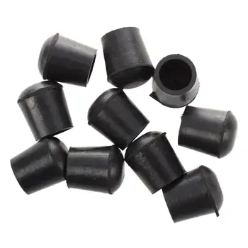 

Furniture Chair 16mm Inner Dia Cone Shape Rubber Foot Covers 10 Pcs
