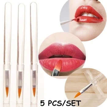 

5 Pcs/Set 2017 Makeup Brushes Flexible Lip Brush Make Up Tool