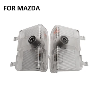 

2pcs LED Car Door Courtesy Light For Mazda 6 GJ GL Atenza 2018 2017 2016 2015 2014 2013 Auto Welcome Lamp Projector