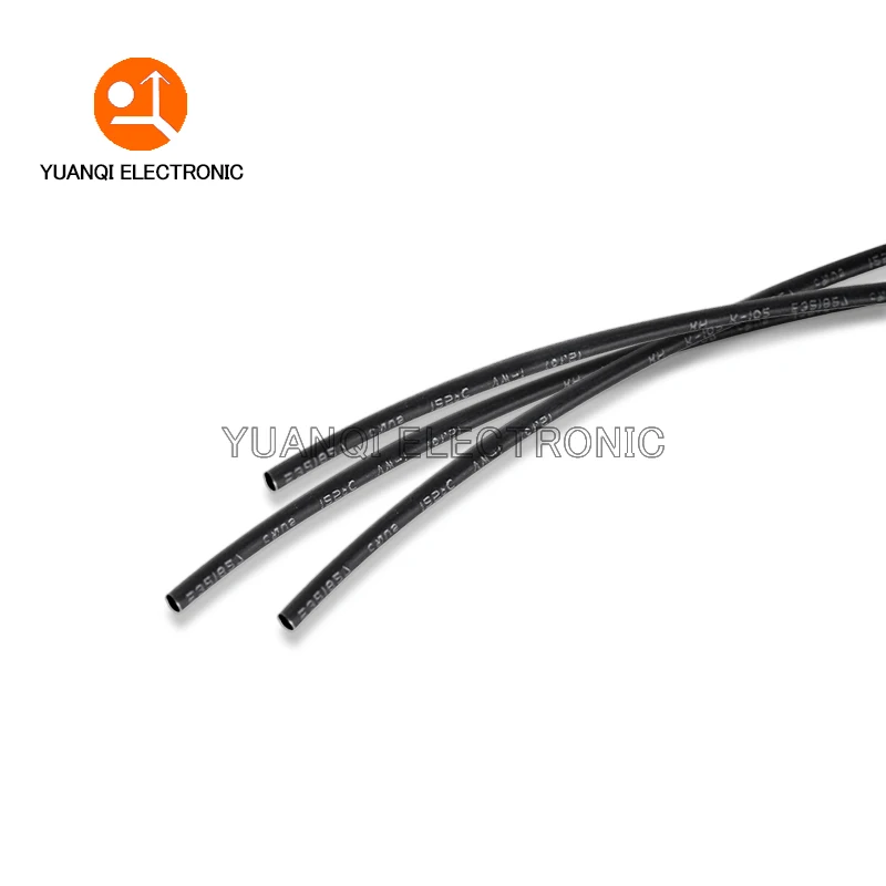 1 Meter/Lot Heatshrink Tubing Black 0.6mm 0.8mm 1mm 2mm 2.5mm 3.5mm 4mm 12mm 50mm 80mm Heat Shrink Tube Sleeving Wrap Wire 2:1