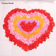 Романтические искусственные лепестки роз, свадебные цветы, свадебные украшения, свадебные лепестки роз, свадебные аксессуары, экспресс любовь, свадьба