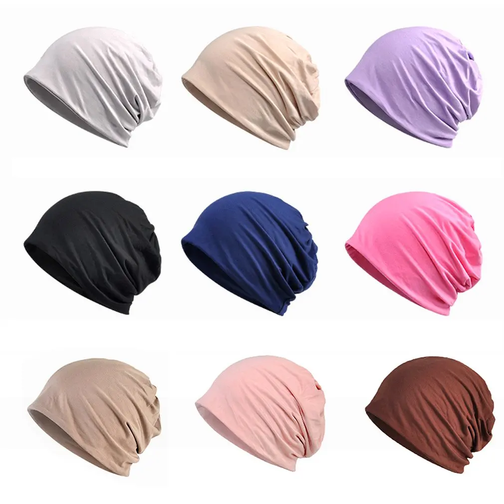 

Summer Breathable Baotou Cap Summer Cotton Thin Hat Non-Allergenic Confinement Sleeping Cap Men And Women Korean Hat
