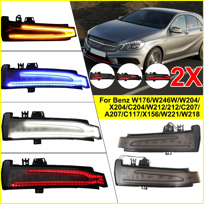 Светодиодный индикатор бокового крыла 2 шт. светодиодный поворота светильник