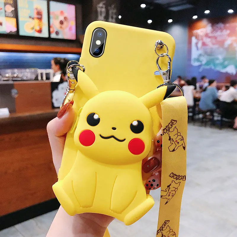 Милый мультяшный 3D силиконовый чехол Тоторо для iPhone X XR Xs Max 6 6s 7 8 Plus резиновый чехол для samsung S8 S9 S10 Plus Note 8 9 - Цвет: AD6
