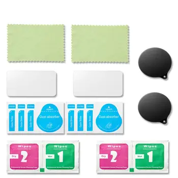 

1Set Tempered Glass Protector Lens Cap Protective Film for Go-pro Max 360 Camera E65A