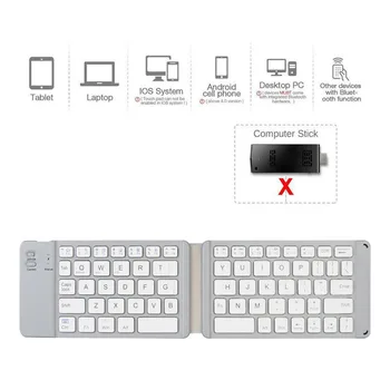 

Foldable Bluetooth Keyboard Wireless Computer Keyboard Mini For Phone Tablet Laptop IPad IPhone Samsung IOS Android