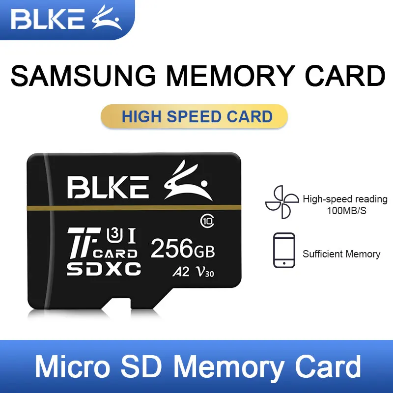 Карта памяти Blke TF microSD для Samsung Galaxy S20 note 10 S10 9 a70s a50s w2019 m30s S8 S9 8 C7C8 C5 Pro | Компьютеры и