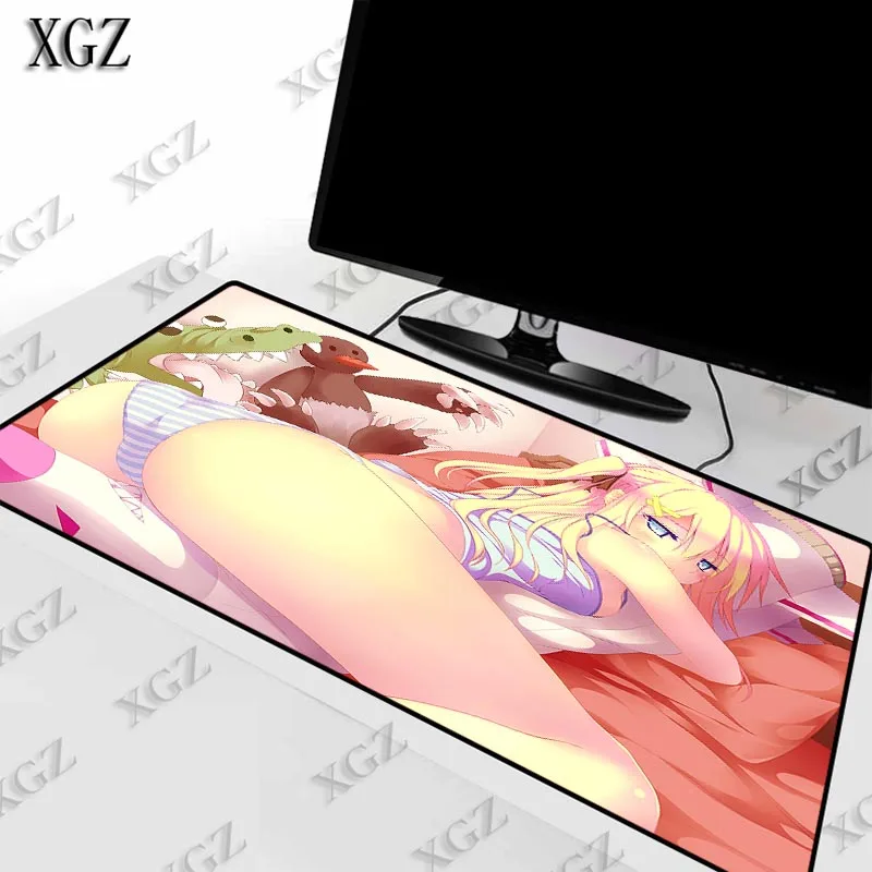 XGZ Аниме Сексуальная девушка задница коврик для мыши большой замок край игровой